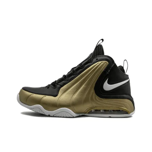 Nike Air Max Wavy MID Топ Винтажные баскетбольные кроссовки Мужской Золото-черный