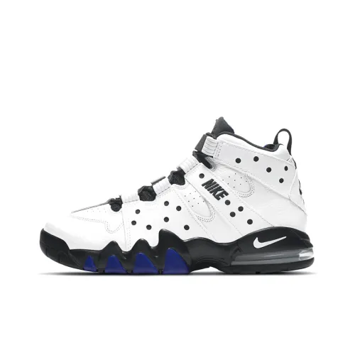 Nike Air Max 2 CB 94 High Топ Винтажные Баскетбольные Кроссовки Унисекс Черный Белый Синий Выпуск 2021