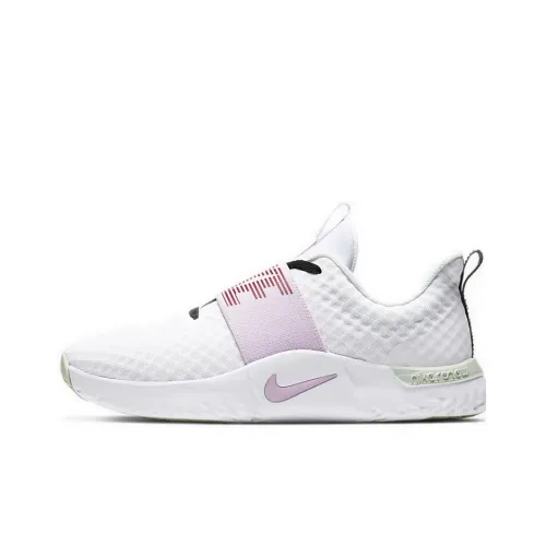 Nike Renew In Season TR 12 Амортизирующие кроссовки Slip-resistant Low Top для тренировок Женские Белые Розовые