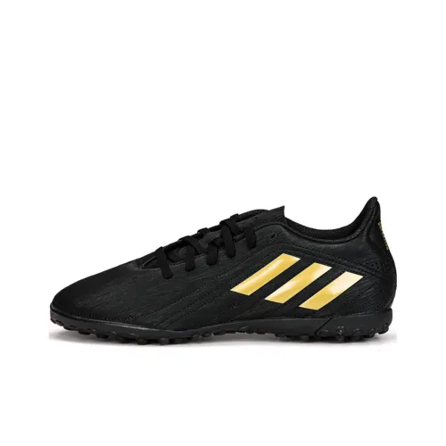 Adidas Deportivo TF Шипы Противоскользящие Устойчивые к истиранию Футбольные бутсы Мужские Черные