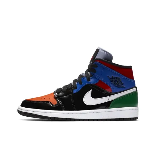 Jordan Air Jordan 1 Винтажные баскетбольные кроссовки MID Топ Женские
