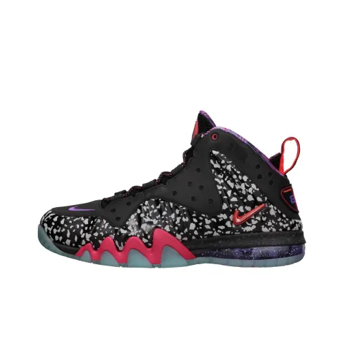 nike Barkley Posite Max All Star Rayguns Нескользящий Легкий MID Топ Винтажные баскетбольные кроссовки Мужской Черный Красный
