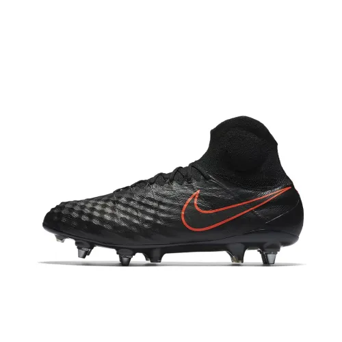 nike Magista Obra 2 SG Металл Длинный Заклепки IC в Амортизаторах Противоскользящие Устойчивые к Износу Футбольные бутсы