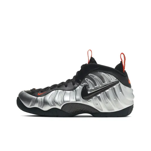 Nike Air Foamposite One Хэллоуин MID Топ Винтажные баскетбольные кроссовки Унисекс Серебристо-черный