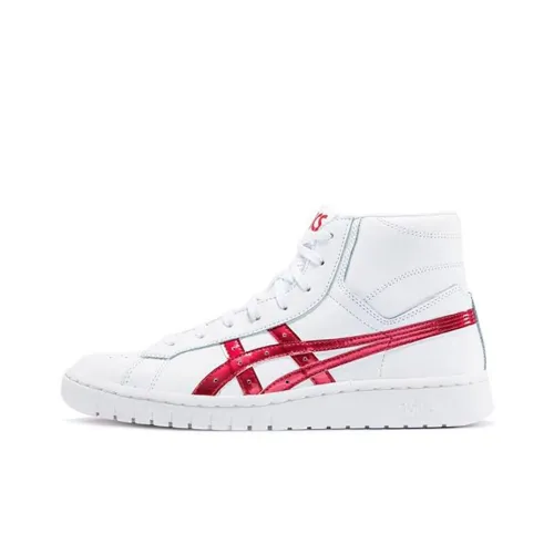 Asics Gel Ptg MID Топ Винтажные Баскетбольные Кроссовки Унисекс Белый Красный