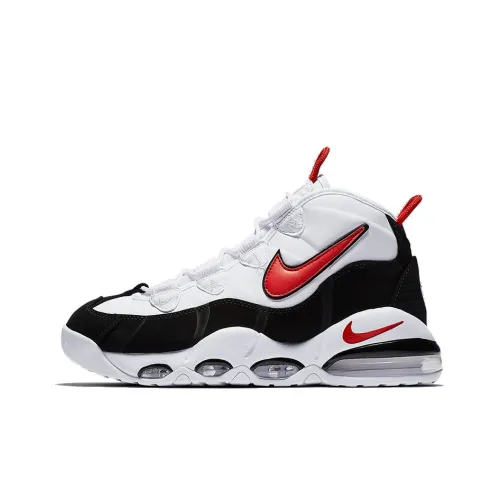 Nike Air Max Uptempo 95 Легкий Высокий Топ Винтажные Баскетбольные Кроссовки Мужские Черные Красные
