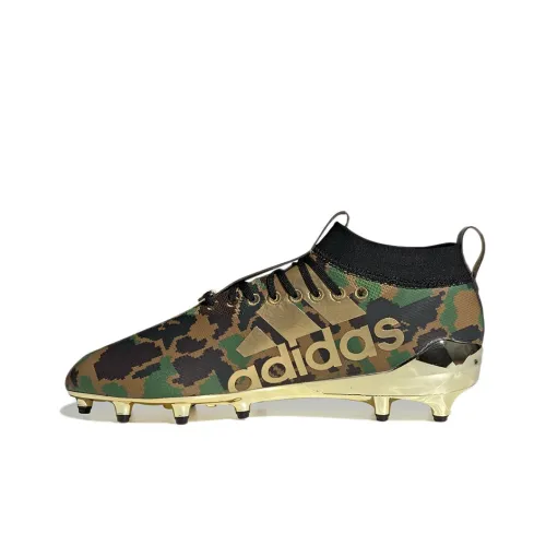 A BATHING APE x Adidas Bape Cleats Устойчивые к истиранию футбольные бутсы Мужские Коричнево-зеленые