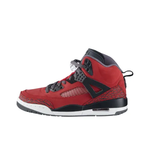 Джордан Spizike High Топ Винтажные Баскетбольные Кроссовки Мужские Красные