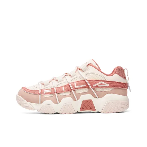 FILA FUSION Buster Пухлые туфли Амортизация Устойчивые к истиранию Дышащий Низкий Топ Винтажные баскетбольные кроссовки