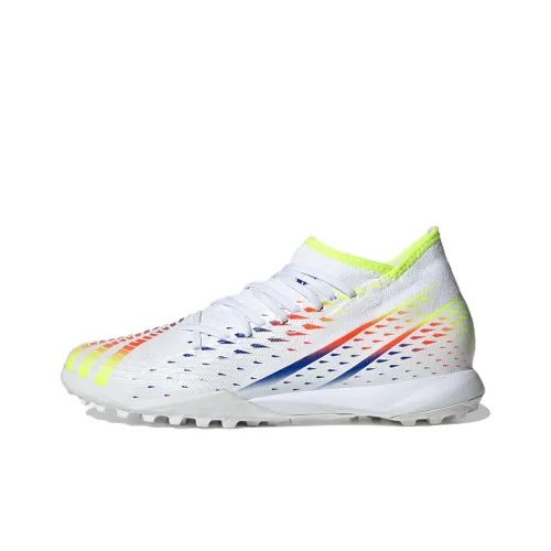 Adidas Predator Edge.3 TF Шипы Противоскользящие Устойчивые к истиранию Футбольные бутсы Мужские Белый Желтый Синий