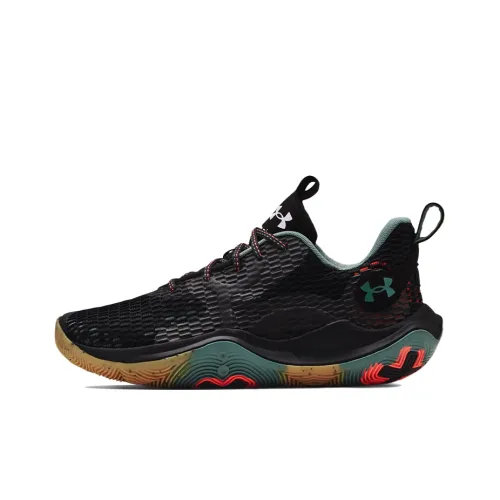 Under Armour Spawn 3 Винтажные баскетбольные кроссовки Low Топ Мужской