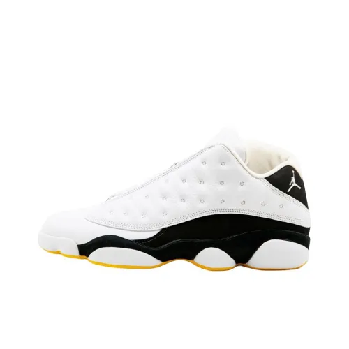 Jordan Air Jordan 13 Ретро Низ Белый Varsity Maize Нескользящий Легкий Низ Топ Винтажные Баскетбольные Кроссовки Мужские