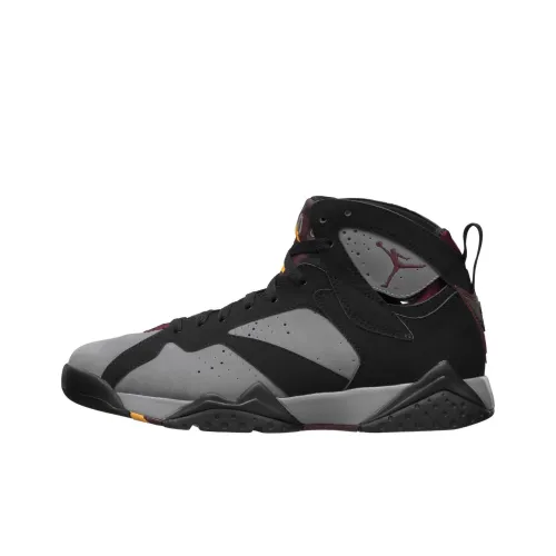 Jordan Air JORDAN 7 Ретро Бордо 2011 Амортизаторы Slip-resistant High Top Винтажные баскетбольные кроссовки Мужской Черный