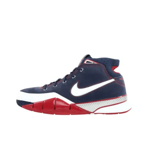 Nike Zoom Kobe 1 Olympic MID Топ Винтажные баскетбольные кроссовки Мужской Синий