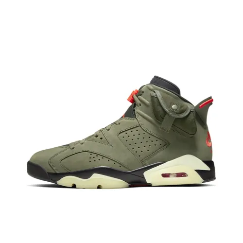 Jordan Air Jordan 6 Винтажные баскетбольные кроссовки MID Топ Унисекс
