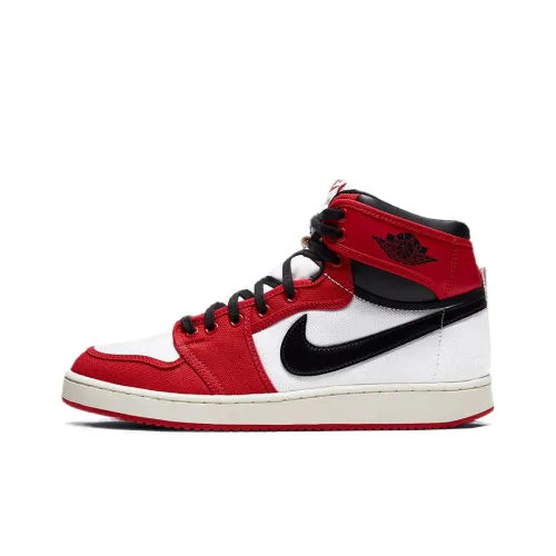 Jordan Air Jordan 1 Ko 'Чикаго' High Топ Винтажные баскетбольные кроссовки Мужской Черный Белый Красный Выпуск 2021 года