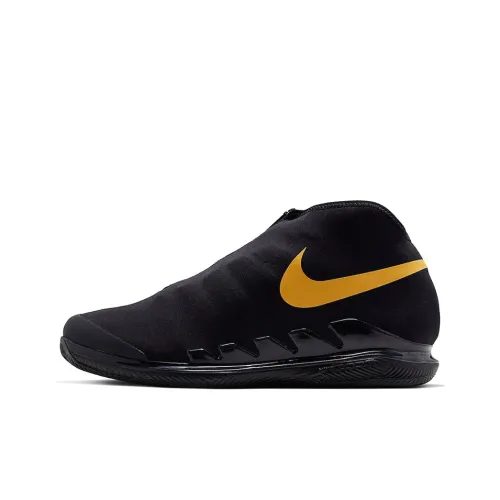 Nike Air Zoom Vapor X Court Glove Slip-resistant Thermal MID Training Shoes Men's Black Gold