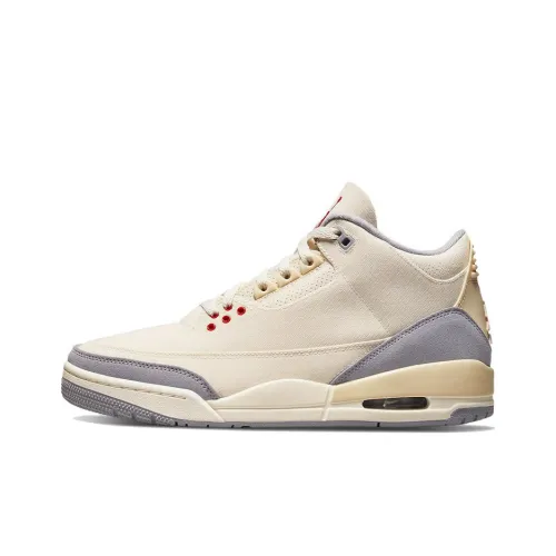 Jordan Air Jordan 3 Retro SE 'muslin' MID Топ Винтажные баскетбольные кроссовки Мужской Экрю