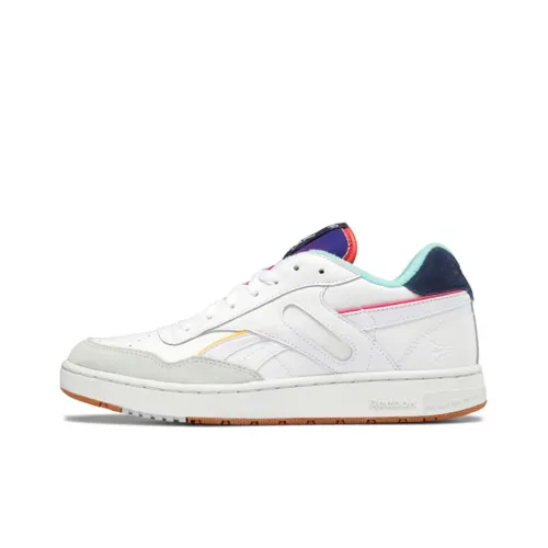 Reebok BB 4000 Low Топ Винтажные Баскетбольные Кроссовки Унисекс Облачный Белый