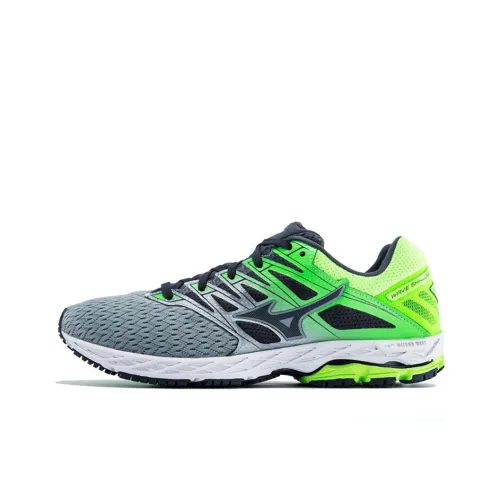 Mizuno Wave Shadow 2 Амортизация Устойчивость к истиранию Дышащие Низкие Кроссовки для тренировок Унисекс Серый