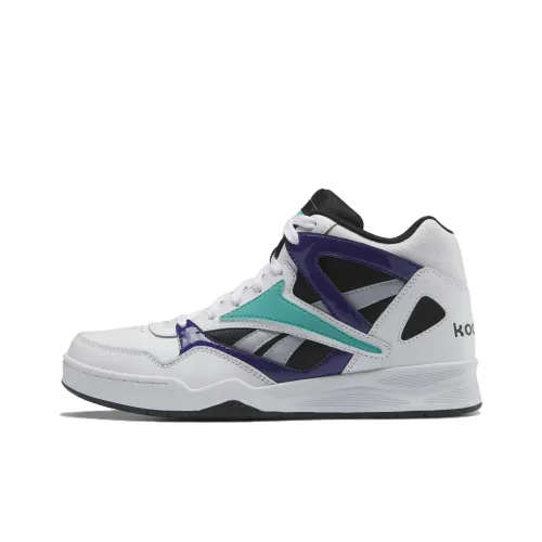 REEBOK Hi 2 MID Топ Винтажные Баскетбольные Кроссовки Мужские Белый Фиолетовый Синий