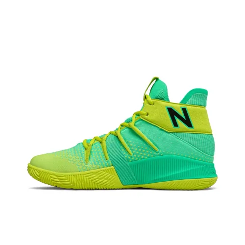 New Balance NB OMN1S Высокие Топы Винтажные Баскетбольные Кроссовки Мужские Неоновый Зеленый