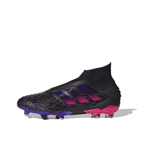 Adidas FG Твердый Грунт Футбольные Бутсы Мужские Черный Фиолетовый