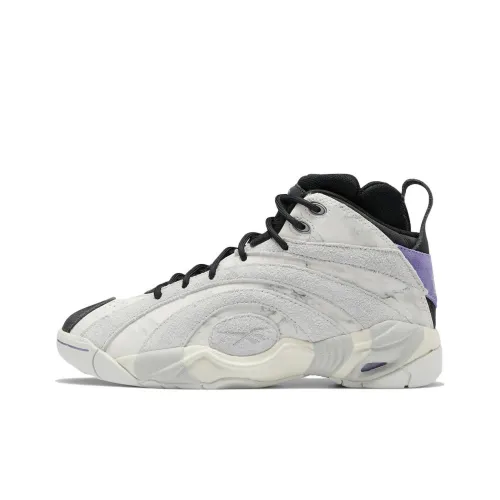 Reebok Shaqnosis Big Aristotle High Топ Винтажные баскетбольные кроссовки Мужской Серый белый Мраморный