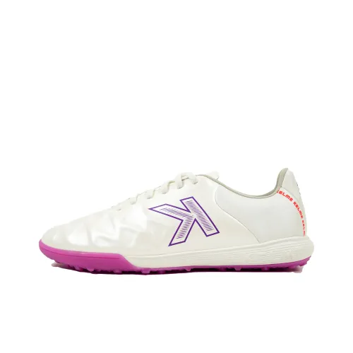 KELME TF Шипы Амортизация Противоскользящий Устойчивый к износу Водонепроницаемый Футбольные бутсы Унисекс Белый Фиолетовый