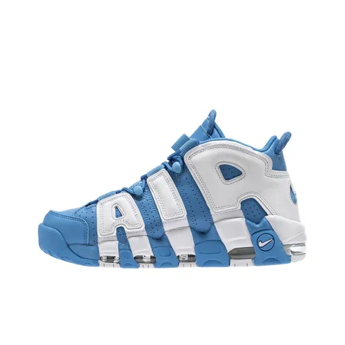 Nike Air More Uptempo Университетский синий MID Топ Винтажные баскетбольные кроссовки Мужской Университетский синий