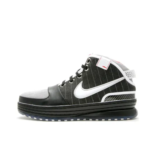 Nike Lebron 6 Бизнес Нескользящий Легкий MID Топ Винтажные Баскетбольные Кроссовки Мужские Серые