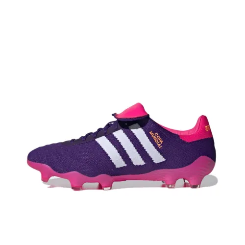 Adidas COPA MUNDIAL FG Твердое покрытие устойчивый к истиранию футбольные бутсы для мужчин фиолетовый и белый