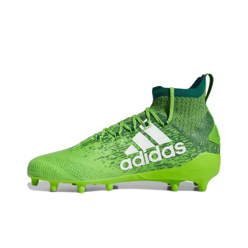 Adidas Adizero Primeknit Cleats AG Искусственная трава Противоскользящие футбольные бутсы Мужские Зеленый Белый