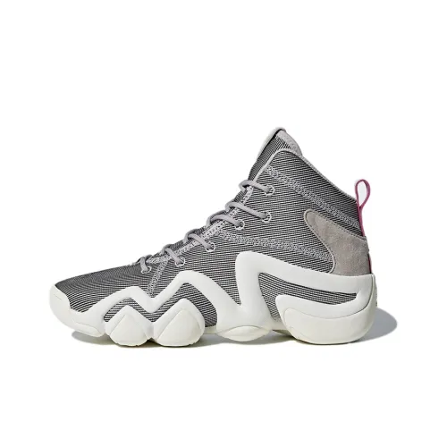 Adidas Crazy 8 ADV Низкий Топ Устойчивый Высокий Топ Винтажные Баскетбольные Кроссовки Унисекс Серый