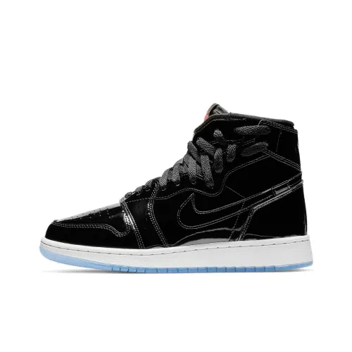 Jordan Air Jordan 1 XX Rebel Shock Absorbers Slip-resistant High Top Vintage Basketball Shoes Women's Black Джордан Эйр Джордан 1 XX Rebel Shock Absorbers Противоскользящие Высокие Кеды Винтажные Баскетбольные Кроссовки Женские Черные