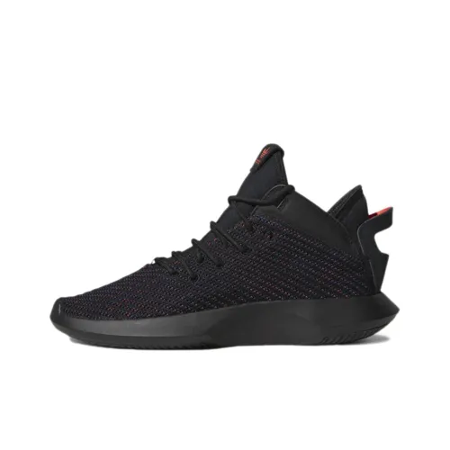 Adidas Originals Crazy 1 Adv Амортизирующие шоки Slip-resistant MID Топ Винтажные баскетбольные кроссовки Мужской Черный