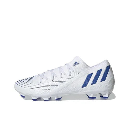 Adidas Predator Edge.3 MG MULTI Ground Искусственный Шипы Противоскользящие Устойчивые к Износу Футбольные бутсы Мужские Белый Синий