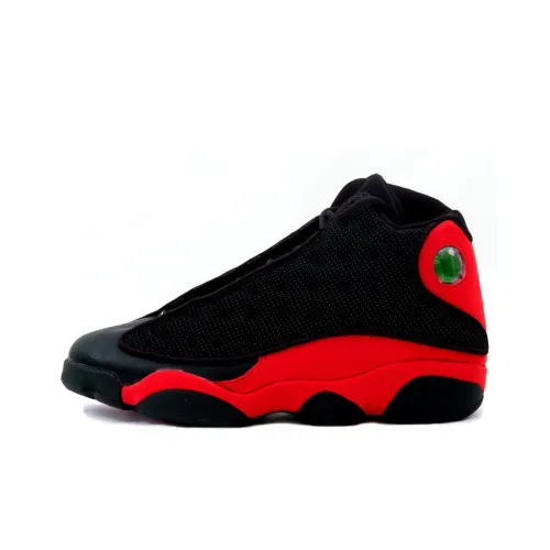 Jordan Air Jordan 13 OG Темно-красный цвет Высокие Топы Винтажные Баскетбольные Кроссовки Мужские Черно-красные 19880