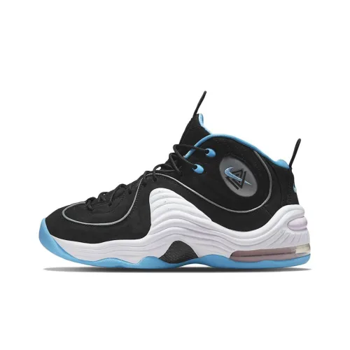 Social Status x Nike Air Max Penny 2 Hardaway MID Топ Винтажные баскетбольные кроссовки Мужской Чёрно-синий