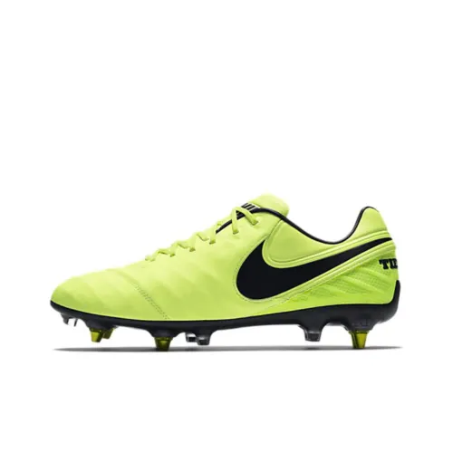 Nike Tiempo Legend 6 SG Мягкая трава Мягкая трава Противоскользящее и Аbrasion-Resistant Покрытие Поддержка