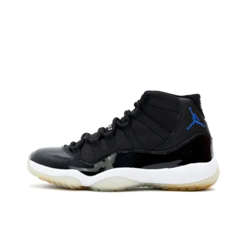 Jordan Air Jordan 11 Retro Space Jam High Top Винтажные баскетбольные кроссовки Мужские Черно-белые 2009