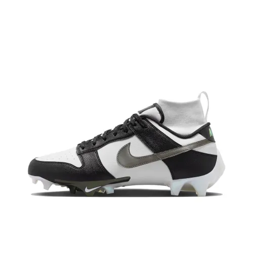 Nike Vapor Edge Dunk 'Панда' Противоскользящий Устойчивый к истиранию Легкий MID Топ Регби Обувь Черный белый