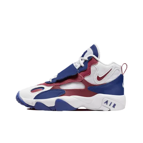 Nike Air Max Speed Turf MID Топ Кроссовки для тренировок GS Белый Синий Красный