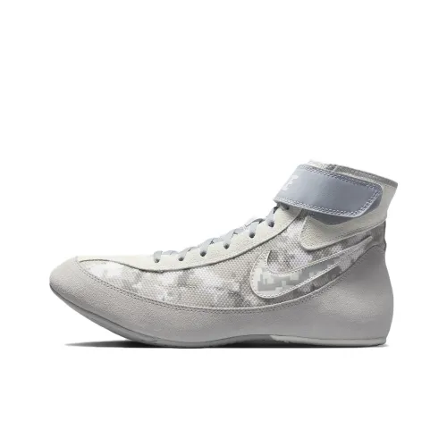 nike SpeedSweep 7 Противоскользящая Устойчивая к истиранию Высокий Топ Борцовская Обувь Мужская Серый