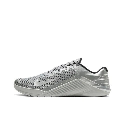 Nike Metcon 6 Премиум Slip-Resistant Abrasion-Resistant Дышащий Низкий Топ Кроссовки для тренировок Мужские Silver