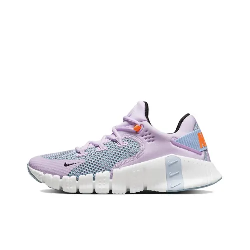 Nike Metcon 4 Амортизаторы Slip-resistant Abrasion-resistant Низкий топ Кроссовки для тренировок Женские Розовый Синий