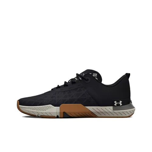Under Armour Reign 5 Reign 5 Slip-Resistant Abrasion-Resistant Low-Top Training Shoes Women's Black Подкладка Under Armour Reign 5 Reign 5 противоскользящие устойчивые к истиранию низкий топ кроссовки для тренировок женские черный
