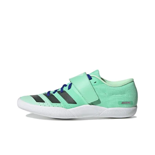 Adidas Adizero Throws Slip-resistant Abrasion-resistant Lightweight Low-top Training Shoes Men's Green Adidas Adizero Throws Противоскользящие Устойчивые к истиранию Легкие Низкие Кроссовки для тренировок Мужские Зеленые