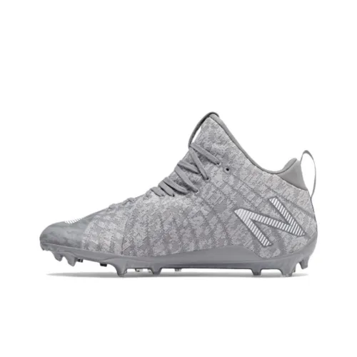 New Balance BurnX2 MID Lacrosse Cleat MID Топ Кроссовки для тренировок Мужские Серые
