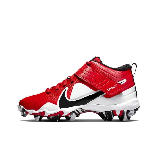 Nike Force Trout 7 Keystone Амортизация Устойчивый к истиранию Легкий MID Тренировочные кроссовки Женские